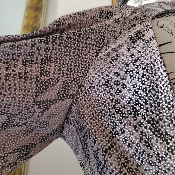 Vintage A.J. Bari snake print open back cocktail dress - Picture 16 of 16